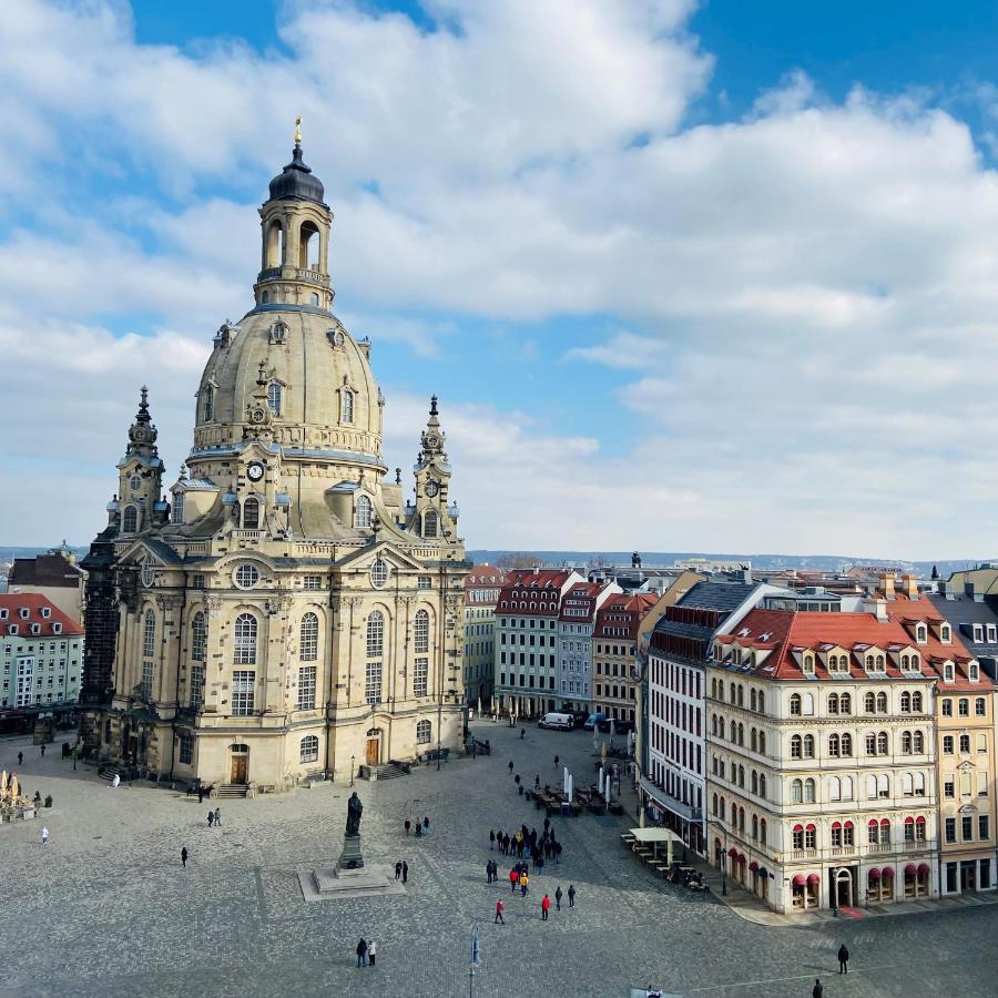 Luxury Home / 3-Raum-Suite An Der Frauenkirche / 4 Dresden Bagian luar foto