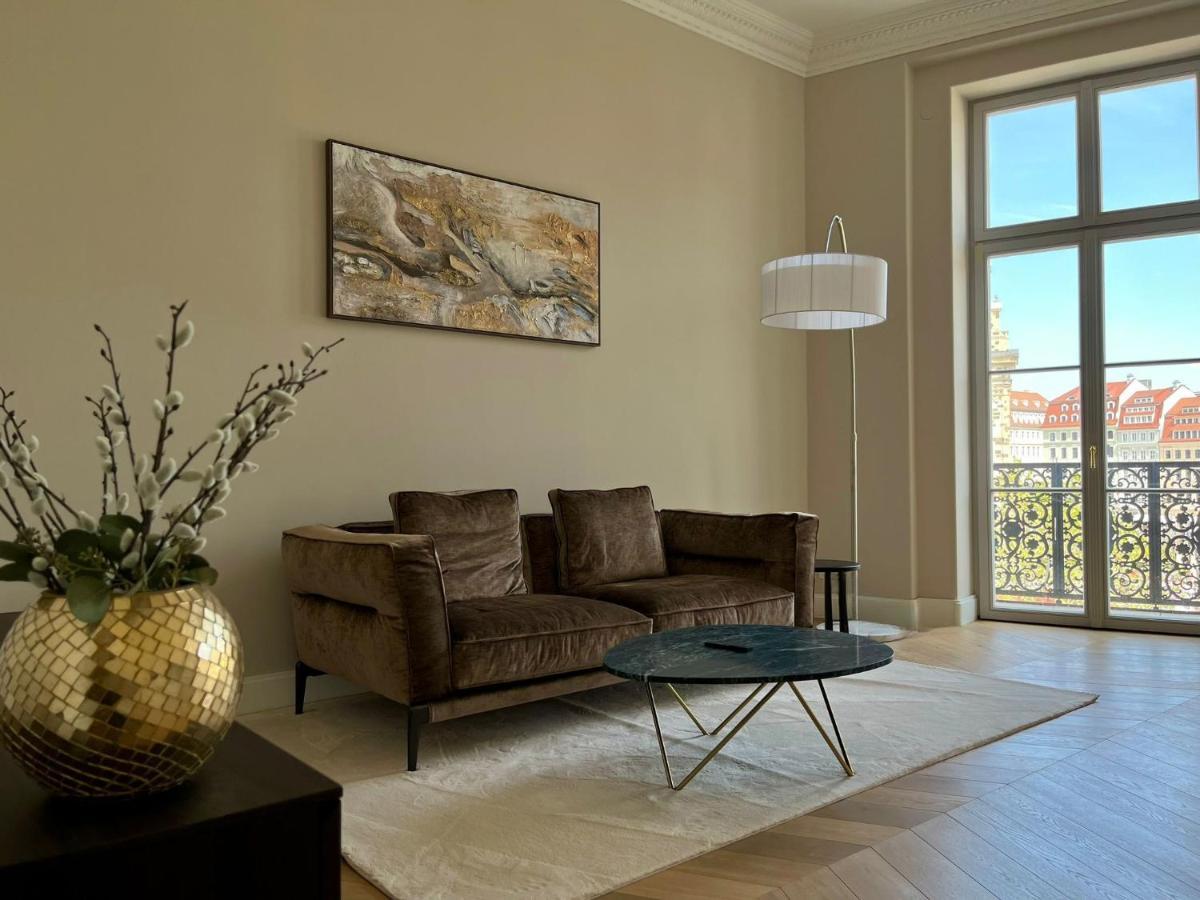 Luxury Home / 3-Raum-Suite An Der Frauenkirche / 4 Dresden Bagian luar foto
