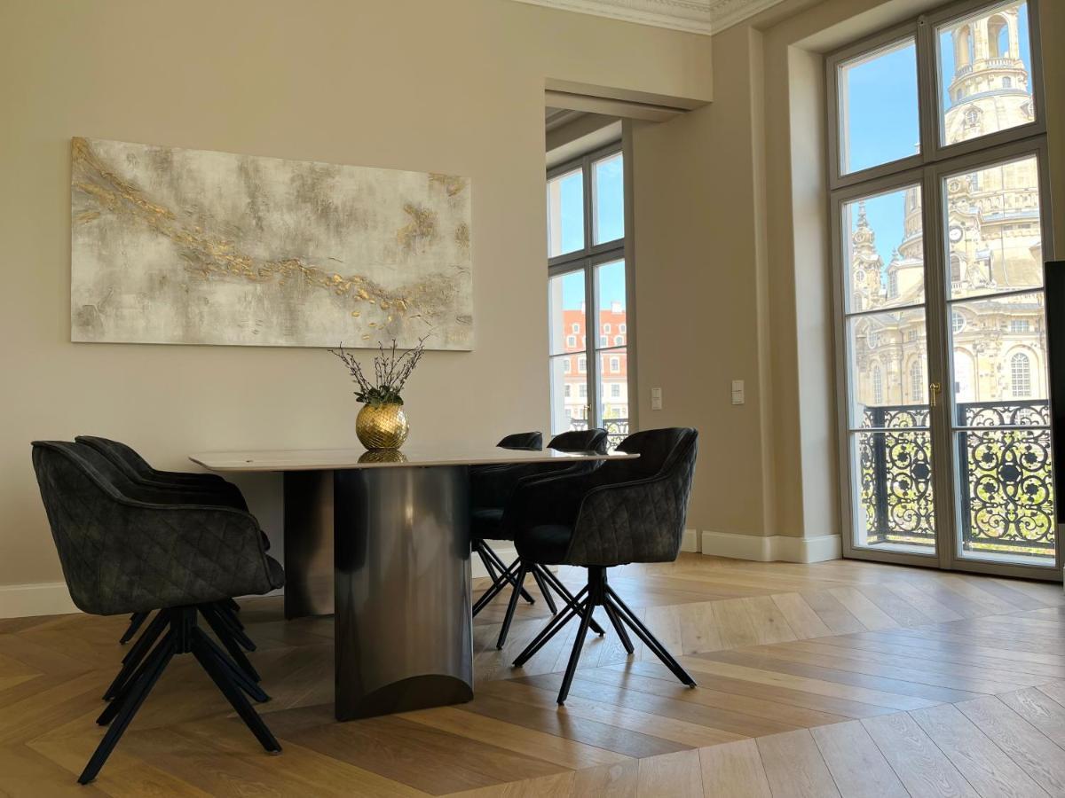 Luxury Home / 3-Raum-Suite An Der Frauenkirche / 4 Dresden Bagian luar foto