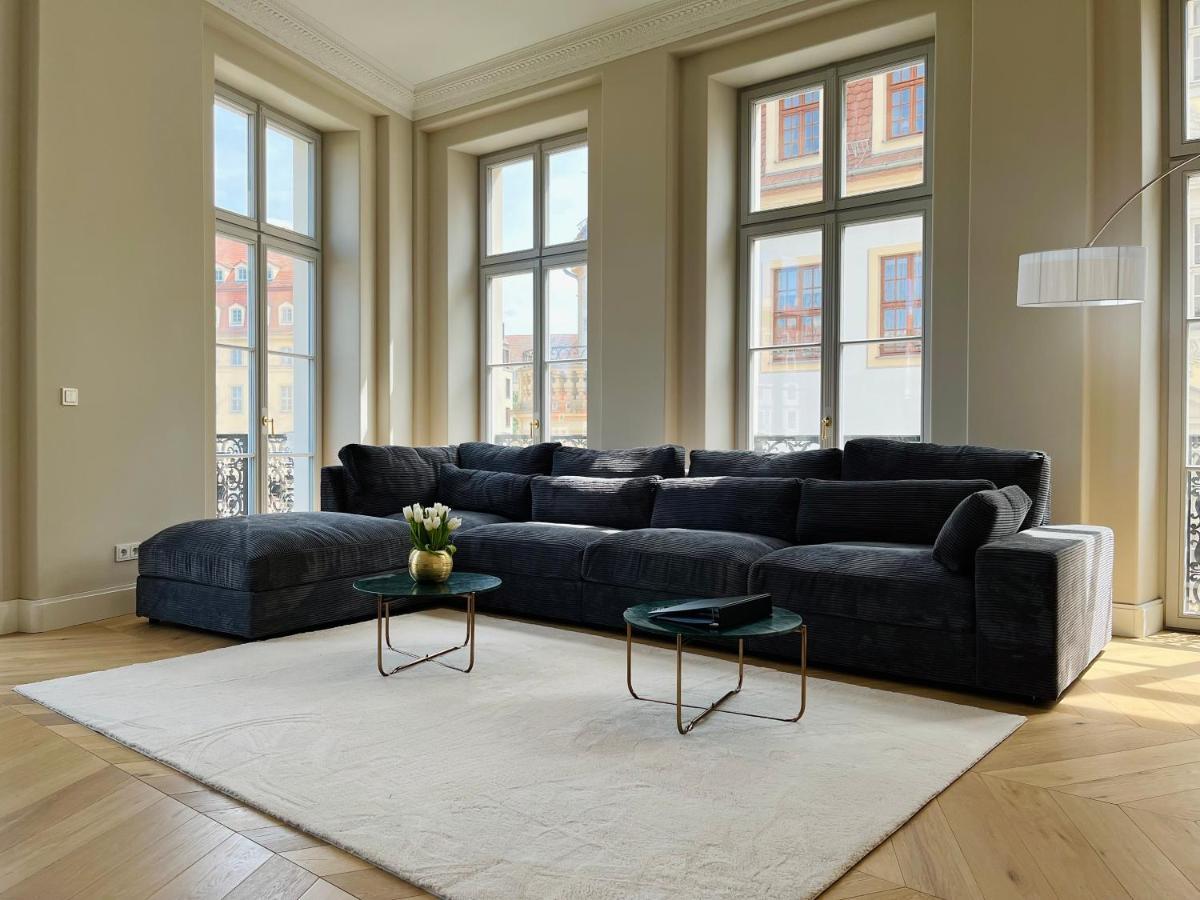 Luxury Home / 3-Raum-Suite An Der Frauenkirche / 4 Dresden Bagian luar foto