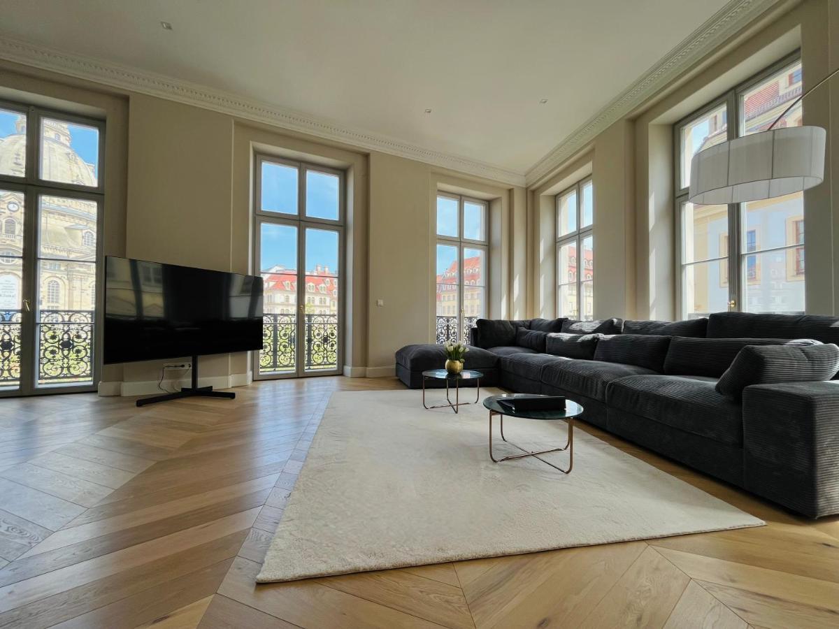 Luxury Home / 3-Raum-Suite An Der Frauenkirche / 4 Dresden Bagian luar foto